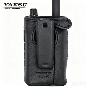 Funda de cuero Yaesu Shc 34 para walkie talkie Ft3dr, funda protectora de Material Pu - Product Image 3