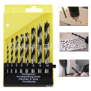 Juego de brocas para madera Mr Drill, 3-10 mm, espirales de acero al carbono con acabado brillante para carpintería - Product Image 5