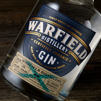 Étiquette personnalisée en papier texturé imperméable pour whisky, tequila, vin, autocollant de luxe estampé à chaud en cuivre, logo en relief pour bouteille d'alcool