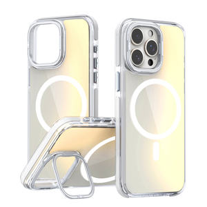 Funda de teléfono magnética con láser degradado de lujo, funda de carga inalámbrica con imán fuerte para teléfonos móviles - Product Image 2
