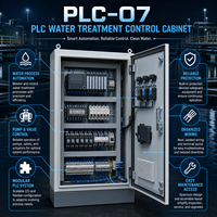 Armoire de commande PLC pour le traitement de l'eau, pour pompe, vanne, dosage, filtration, osmose inverse et système d'automatisation des eaux usées 24VDC 380V