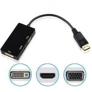 ตัวแปลงอะแดปเตอร์มินิ ดีพีเป็น HDMI VGA DVI สำหรับการเชื่อมต่อจอแสดงผลแล็ปท็อป - Product Image 5