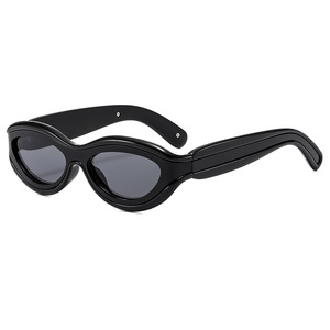 Gafas de Sol Cat Eye con Montura Completa, Protección UV400, Retro, Unisex, para Exteriores, Moda - Product Image 1