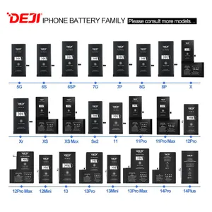 Baterai ponsel pintar pengganti DEJI, dapat diisi ulang untuk baterai iphone 6S