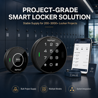 Sistema de Cerradura Inteligente para Casilleros Comerciales, Gimnasios, Escuelas y Hoteles, con Acceso por RFID, PIN y Pulsera, Compatible con la Aplicación Ttlock Tuya