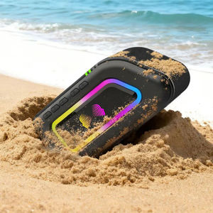 Haut-parleur sans fil avec appairage, son stéréo riche 50W, étanche IPX6, LED RGB pour home cinéma, idéal pour les barbecues en extérieur et les fêtes à la <span class=keywords><strong>piscine</strong></span> - Product Image 5