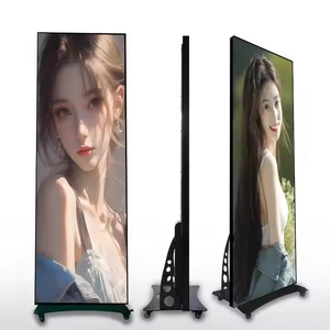 Factory Custom Movable LED <b>Poster</b> Screen Portable Indoor Commercial LED Advertising Banner For Retail Shop Digital Display - Product Image 4