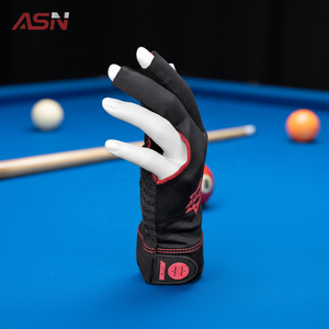 Gants ASN-ST E-H01 à trois doigts, respirants, antidérapants, en nylon de haute qualité, légers, durables, pour le snooker, le <span class=keywords><strong>billard</strong></span> et le jeu de la queue. - Product Image 4
