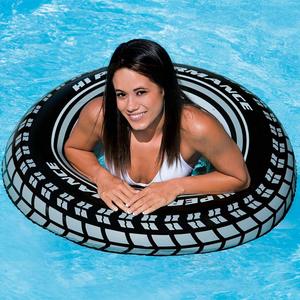 En stock 90cm LGM Gonflable <span class=keywords><strong>Roue</strong></span> Forme Anneaux De Natation Pvc Radeau Piscine Gonflable <span class=keywords><strong>Tube</strong></span> De Bain pour Piscine D'été - Product Image 3