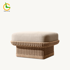 جودة عالية منسوجة يدوياً مقاومة للأشعة البنفسجية PE الروطان مقاومة للطقس تصميم حديث فندق أريكة إطار من الألومنيوم - Product Image 4