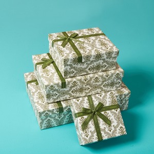 Bán buôn tùy chỉnh giáng sinh sang trọng Kích cỡ khác nhau bao bì hộp với Ribbon Bow - Product Image 2