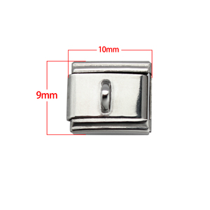 Thép Không Gỉ Ý Chuỗi Liên Kết Vòng Đeo Tay Cơ Sở Hợp Kim Treo Charms Trang Sức Cho Phụ Nữ Món Quà Tự Làm Các Bộ Phận Mô-đun Phụ Kiện - Product Image 4