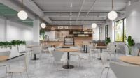 Diseños populares de mesa de comedor plegable para mesa plegable de plástico con patas extraíbles
