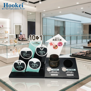 Clear Acrylic Countertop <b>Display</b> <b>Cabinet</b> with LED Light Convenience Store Cashier Showcase - Product Image 6