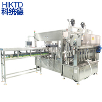 Machine de remplissage et de bouchage de sachets à dix têtes de grande capacité pour sauces liquides, détergents, produits chimiques quotidiens, aliments et yaourts