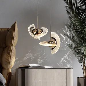 Lampu gantung gaya Italia, lampu gantung kreatif desain baru Modern lampu gantung akrilik Hotel Villa