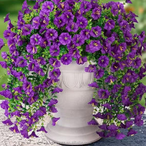 Guirlande de fleurs artificielles en soie Morning Glory, fausses fleurs <span class=keywords><strong>trompette</strong></span> suspendues pour mur, jardin, porche, fenêtre de maison - Product Image 1