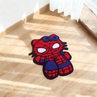 Tapis shaggy personnalisé 3D The Simpsons Marge, tapis de sol tufté dessin animé, antidérapant, tapis amusant pour la décoration du salon et de la chambre