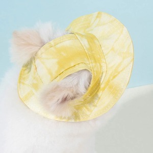 Gorra de béisbol ajustable con orificios para las orejas para mascotas, sombrero de verano para perros pequeños y medianos, gorra de sol para gatos, sombrero para exteriores, suministros para mascotas - Product Image 5
