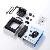 Micrófono Lavalier QY20 con Reducción de Ruido, 2 Micrófonos Inalámbricos Mini Omnidireccionales para Video y Transmisión en Vivo