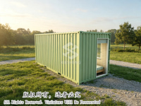 Maison préfabriquée en structure acier, panneaux sandwich isolés, ignifuges, modulaire, portable, bureau, hôtel, certifiée CE