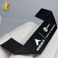 Ruban en nylon écologique imprimé sur mesure à double face avec logo cousu sur des étiquettes de taille de lavage pour vêtements