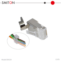 Connecteur Cat8 à terminaison sur site RJ45, fiche Cat 8 utilisée pour câble Cat8