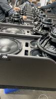 Sistema de Altavoces Line Array de Tres Vías de 12 Pulgadas, para Escenarios Grandes, Audio Profesional para Exteriores, Madera de Abedul Rusa, Pasivo, Neodimio, 2200W