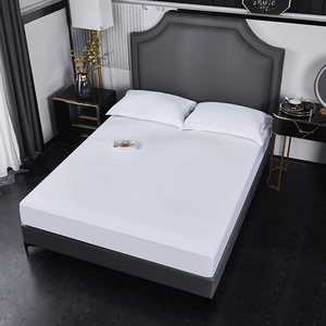 Bán Buôn 100% Bông Bộ Đồ Giường Khách Sạn Thiết Lập Đàn Hồi Đôi Phẳng Trang Bị Tấm Vua Kích Thước Massage Y Tế Giường Bìa Đầu Bìa - Product Image 1