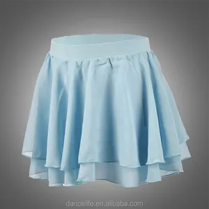 A2337 Adult chiffon ballet wrap skirts elastic chiffon ballet wrap skirt