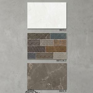 Digital Ceramic Glazed Highlighter Wall Tiles 300x450mm Glossy Dark Light Design for Mall Commercial Interiors - Product Image 5
