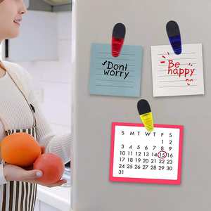 مشابك بلاستيكية صغيرة مخصصة بحجم 8.7*3.1*4.2 سم ذات مظهر جذاب ورخيصة مع طباعة الشعار ومزودة بمغناطيس - Product Image 5