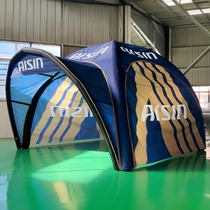 Cabine <span class=keywords><strong>gonflable</strong></span> professionnelle de logo pour la grande tente d'auvent de TPU personnalisable de publicité extérieure, <span class=keywords><strong>structure</strong></span> stable de 4 jambes pour des événements - Product Image 2
