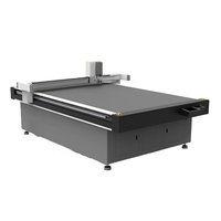 Máquina de Corte Automática Digital de Una Sola Capa para Tela, Prendas de Vestir y Cuero con Cuchilla de Arrastre y Rueda de Plegado