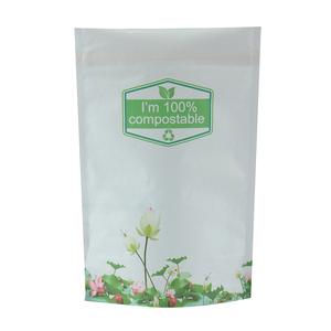 Thân Thiện Với Môi Phân Hủy Sinh Học Kraft Hợp Chất Giấy <span class=keywords><strong>Ziplock</strong></span> Túi Tái Chế Ủ Túi <span class=keywords><strong>Ziplock</strong></span> Cho Thực Phẩm Đóng Gói (Le0 017) - Product Image 5