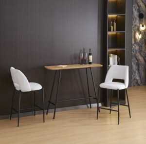 Bàn <span class=keywords><strong>bar</strong></span> gỗ phong cách tối giản Bắc Âu, bàn ăn kiểu thoải mái dành cho quán <span class=keywords><strong>bar</strong></span> ngoài trời, khách sạn, thiết kế mặt bàn hiện đại - Product Image 3