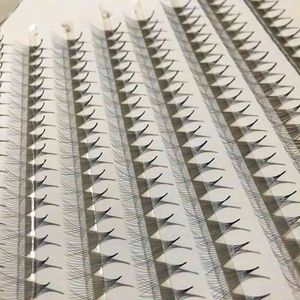 18D coréen PBT Base pointue étroite fait à la main ventilateur Extension de cils usine thermocollée Nature à la recherche de volume Base mince beauté - Product Image 1