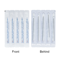 Fixpmu 100 piezas/caja 10/12/14/16/18/20G Agujas desechables de acero inoxidable 316 con certificación CE ISO para perforaciones y tatuajes de oreja