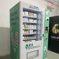 Máquina Expendedora de Autoservicio las 24 Horas con Pantalla Publicitaria, Máquina Expendedora Combinada de Aperitivos y Bebidas con Refrigeración