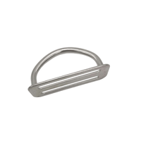 Boucle coulissante en acier inoxydable pour sangle à anneau en D, quincaillerie marine, ajusteur d'anneau en D pour ceinture de plongée, sac à dos et sangle de voile