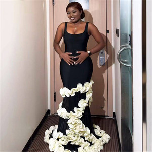 Abito da Sera Lungo Elegante di Alta Qualità <span class=keywords><strong>per</strong></span> Donna, Stile Bodycon, <span class=keywords><strong>per</strong></span> Feste e Celebrità, Collezione 2025 - Product Image 2