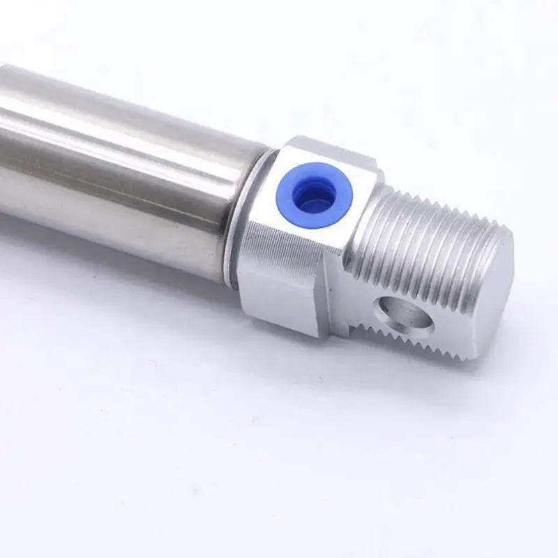 CHDLT silinder disesuaikan bor 32mm Stroke 50mm seri MA baja nirkarat aksi ganda Mini silinder pneumatik