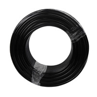 Tuyau en PU noir, vente chaude, 1/4 pouce, tuyau pneumatique en PU, conduite d'air en PU