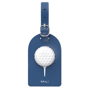 Étiquette de sac de golf en cuir microfibre MiLi avec MiTag <span class=keywords><strong>Duo</strong></span> intégré, compatible avec Apple et <span class=keywords><strong>Google</strong></span> Find, traceur intelligent anti-perte pour sac de golf - Product Image 1