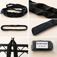 Sangle de levage de scène en polyester 100% de qualité supérieure, 2T 3M, sangle plate à œillets