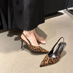 Nuevas sandalias elegantes de estilo francés para mujer, tacones altos finos con tacón de aguja para primavera y otoño, calzado diario de verano - Product Image 4