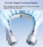 Ventilateur de cou portable IFINE 2024, meilleur prix, rechargeable, sans lame, turbo, refroidissement, ventilateurs suspendus, alimentation électrique, plastique, nouveauté