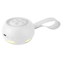 Machine portable personnalisée à bruit blanc avec veilleuse 3 minuteries 15 sons apaisants Machine à dormir pour poussette de bébé avec enregistreur