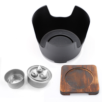 Grill coréen en fonte d'aluminium, mini-grill portable sans fumée pour une personne, quatre tailles disponibles, plaque de barbecue d'extérieur