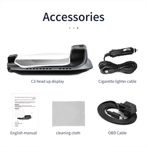 Herramientas universales para vehículos, medidor Digital OBD, C3-BT, HUD, navegación gps, pantallas delanteras - Product Image 6